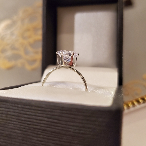 1.2 Carat AAA cubic zirconia birthstone ring - Picture 2 of 8